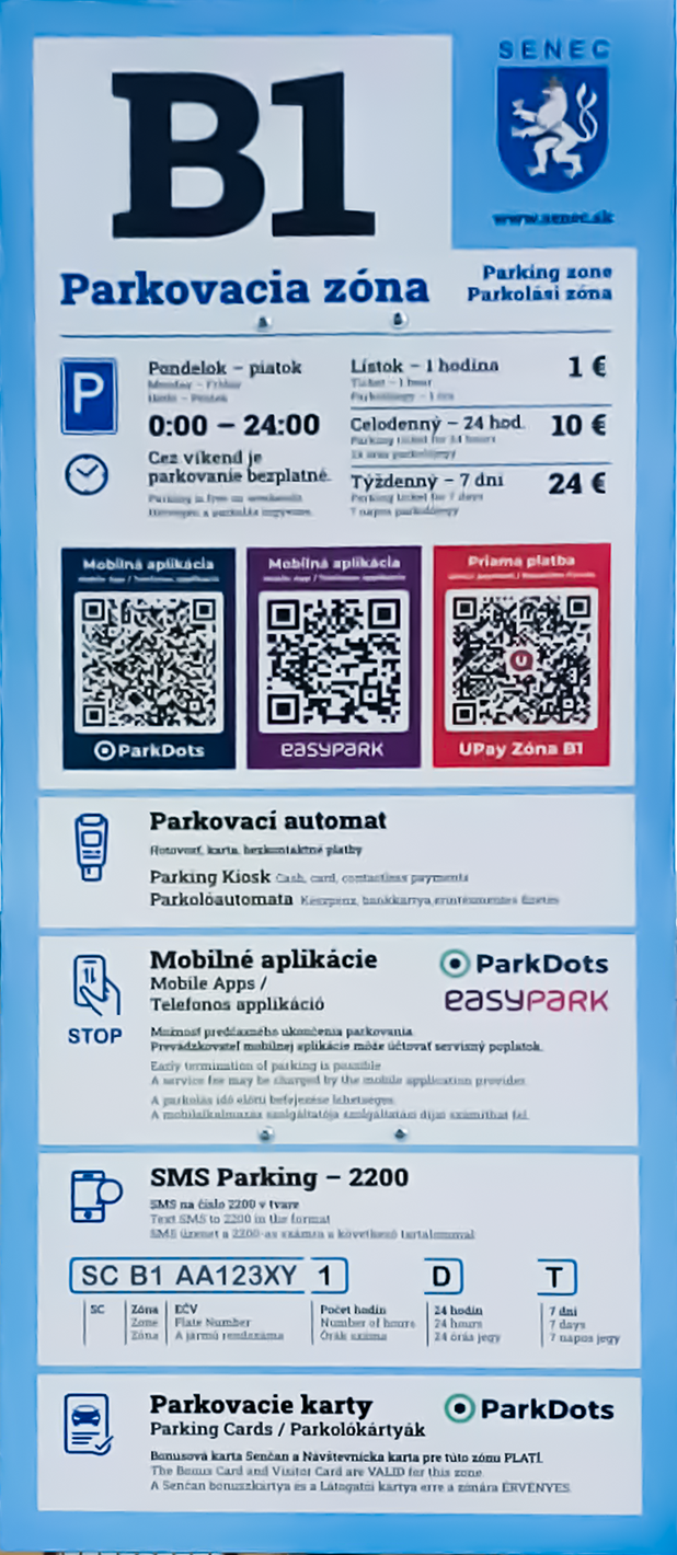 Parkovacia zóna B1